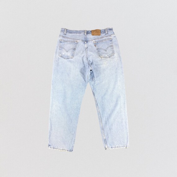 Vintage Levis 555 Orange Tab Jeans 37x29, Vintage Levis Jeans