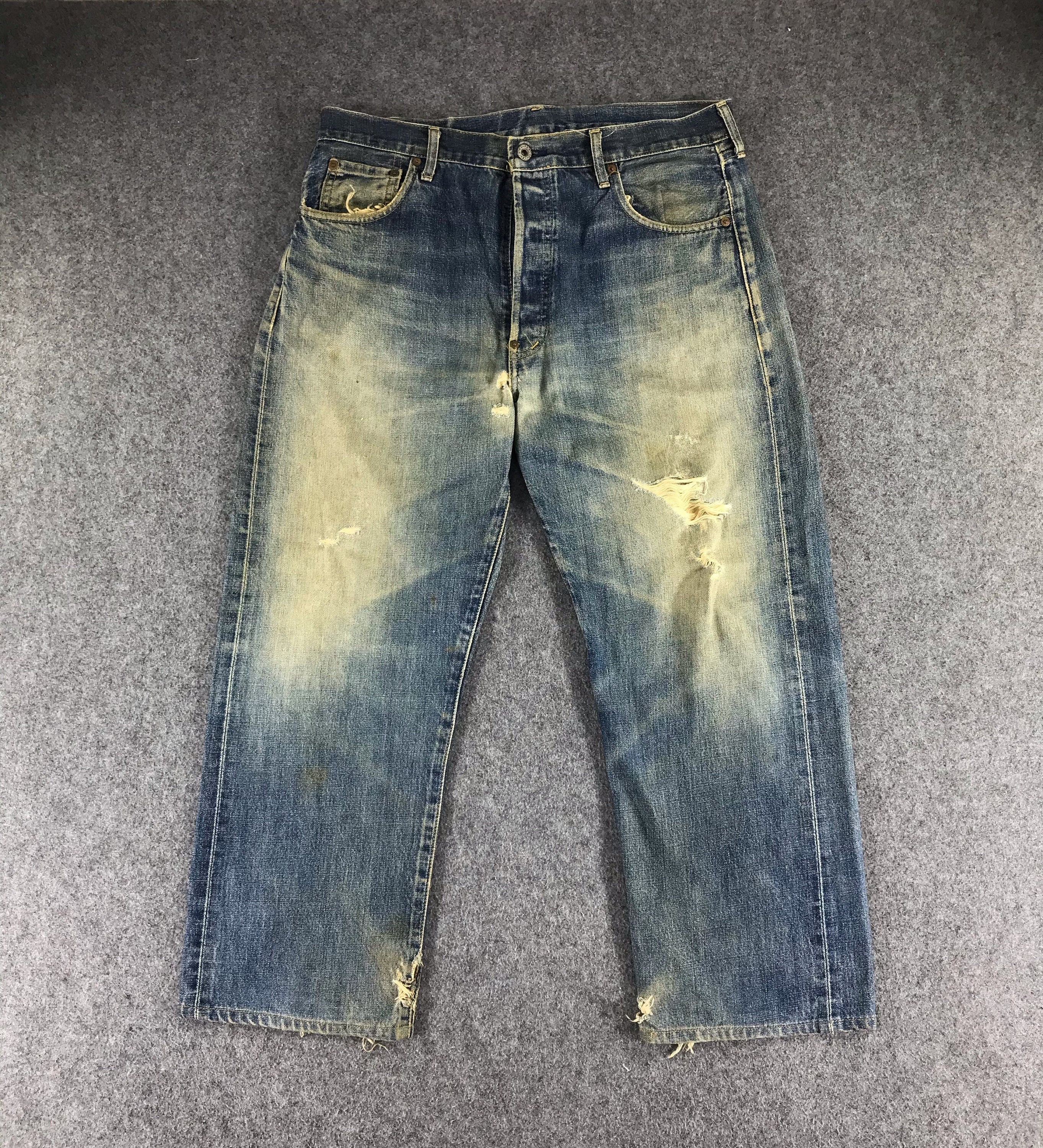 Vintage Levis 702 Redline Jeans 35x27 Levis High Waist | Etsy
