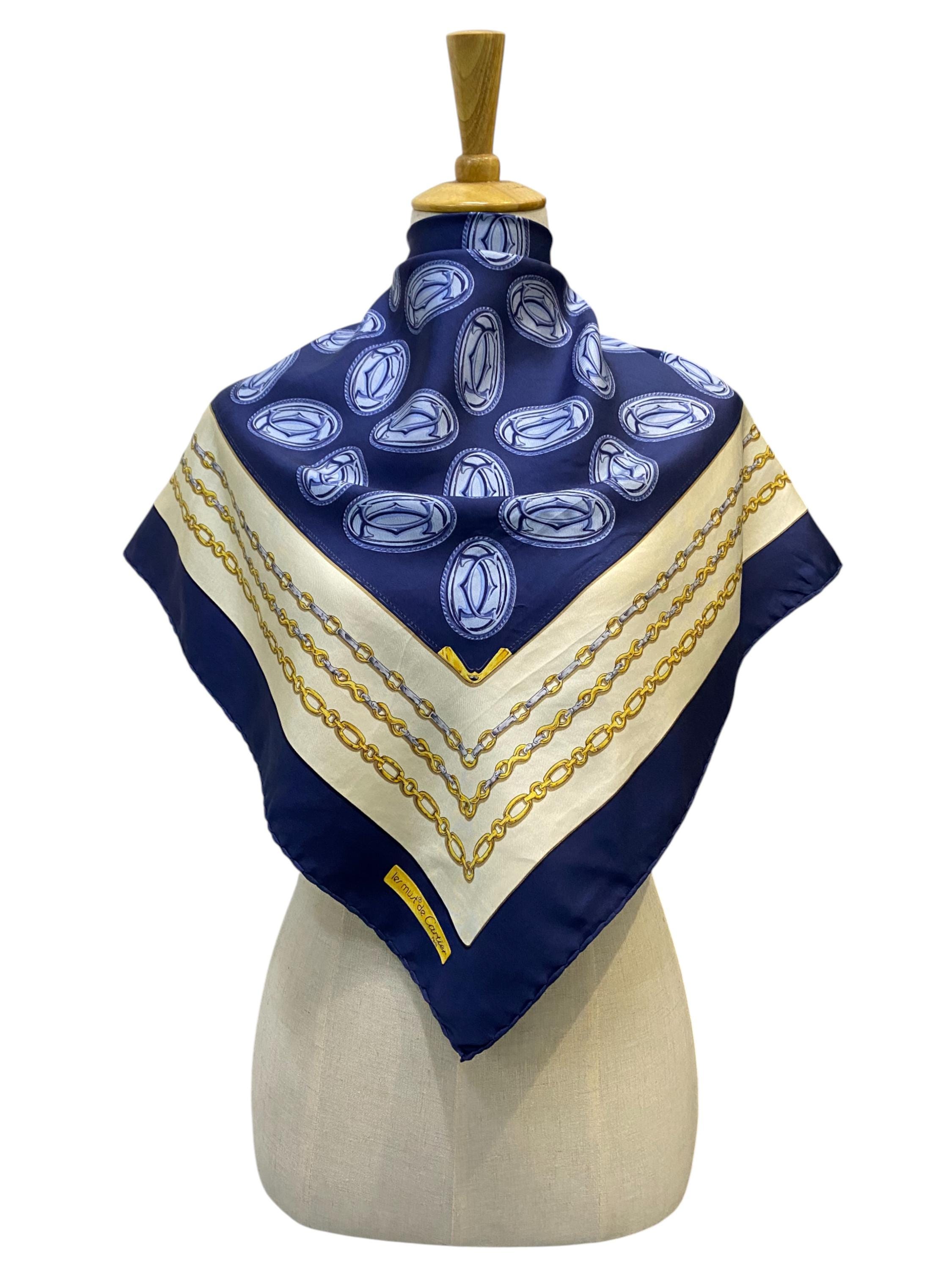 Cartier vintage scarf - Etsy 日本