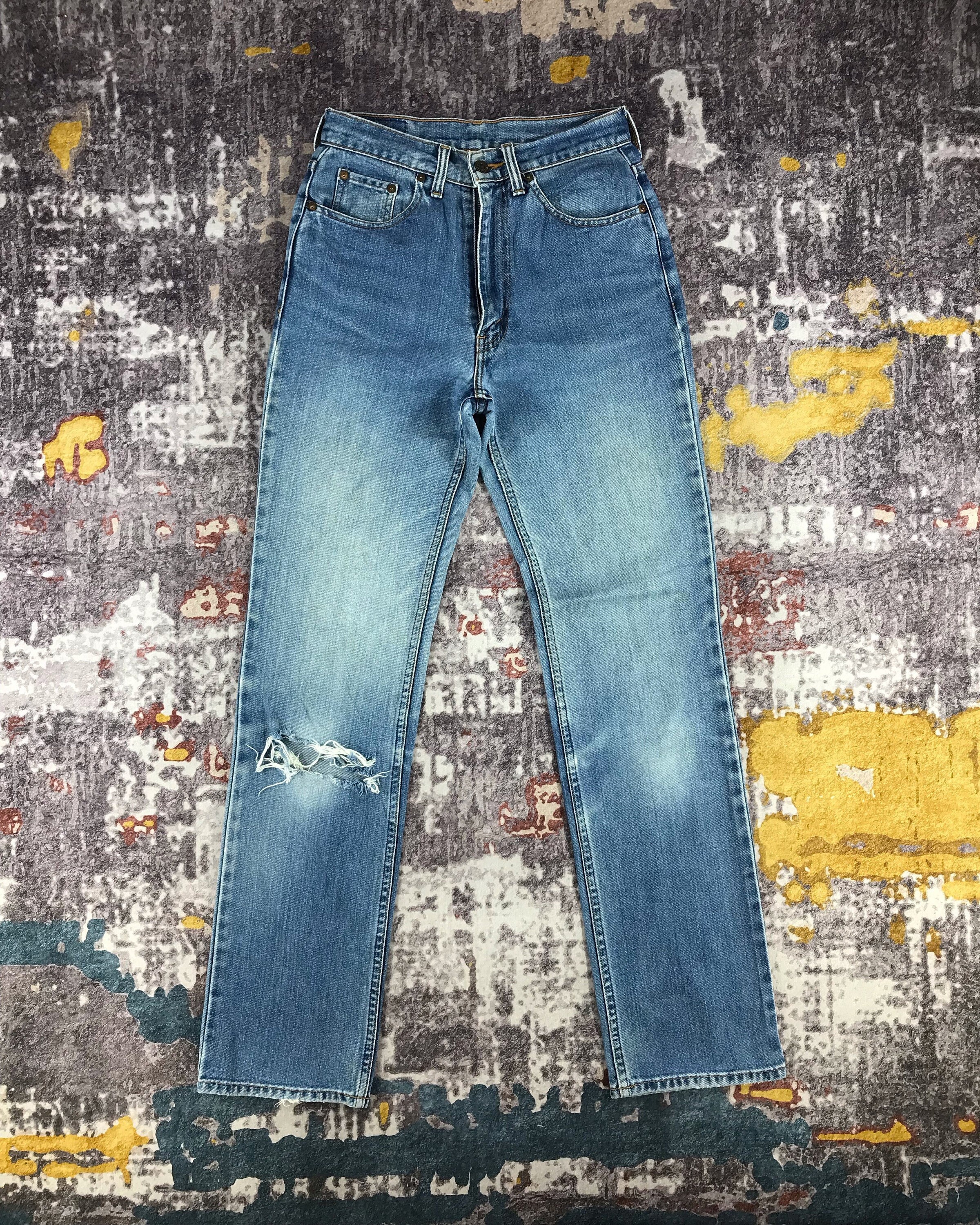 90s Vintage Blue Wash Levis 508 Jeans 27x32vintage Levis - Etsy