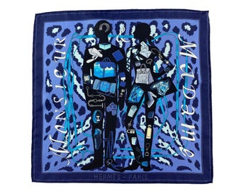 Hermes Silk Scarf Carre 90 