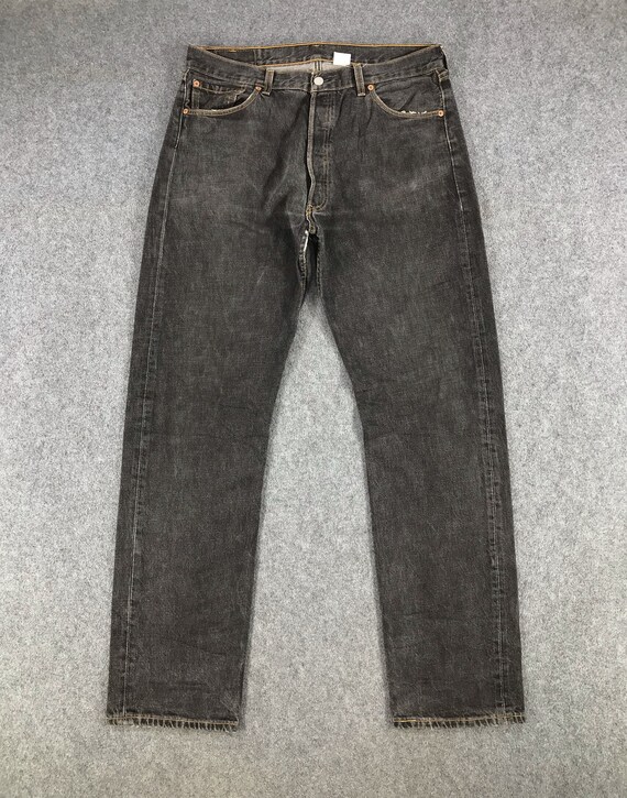 Vintage 90s Distress Levis 501 Jeans 36x34 Levis High Waist | Etsy
