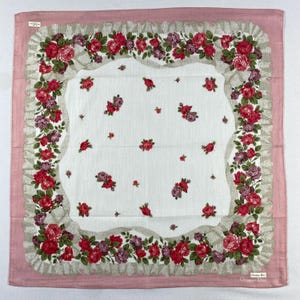 NWT Vintage Christian Dior Handkerchief Retro Cotton Handkerchief Colorful Vintage Hanky Vintage Floral Handkerchief Headscarf Bandana