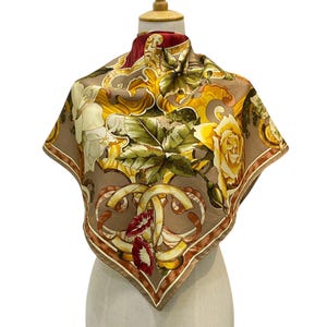 Chanel silk scarf - Etsy 日本