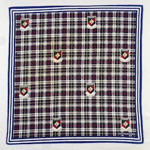 Vintage Chaps Ralph Lauren Handkerchief Retro Cotton Handkerchief Colorful Vintage Hanky Vintage Floral Handkerchief Headscarf Bandana