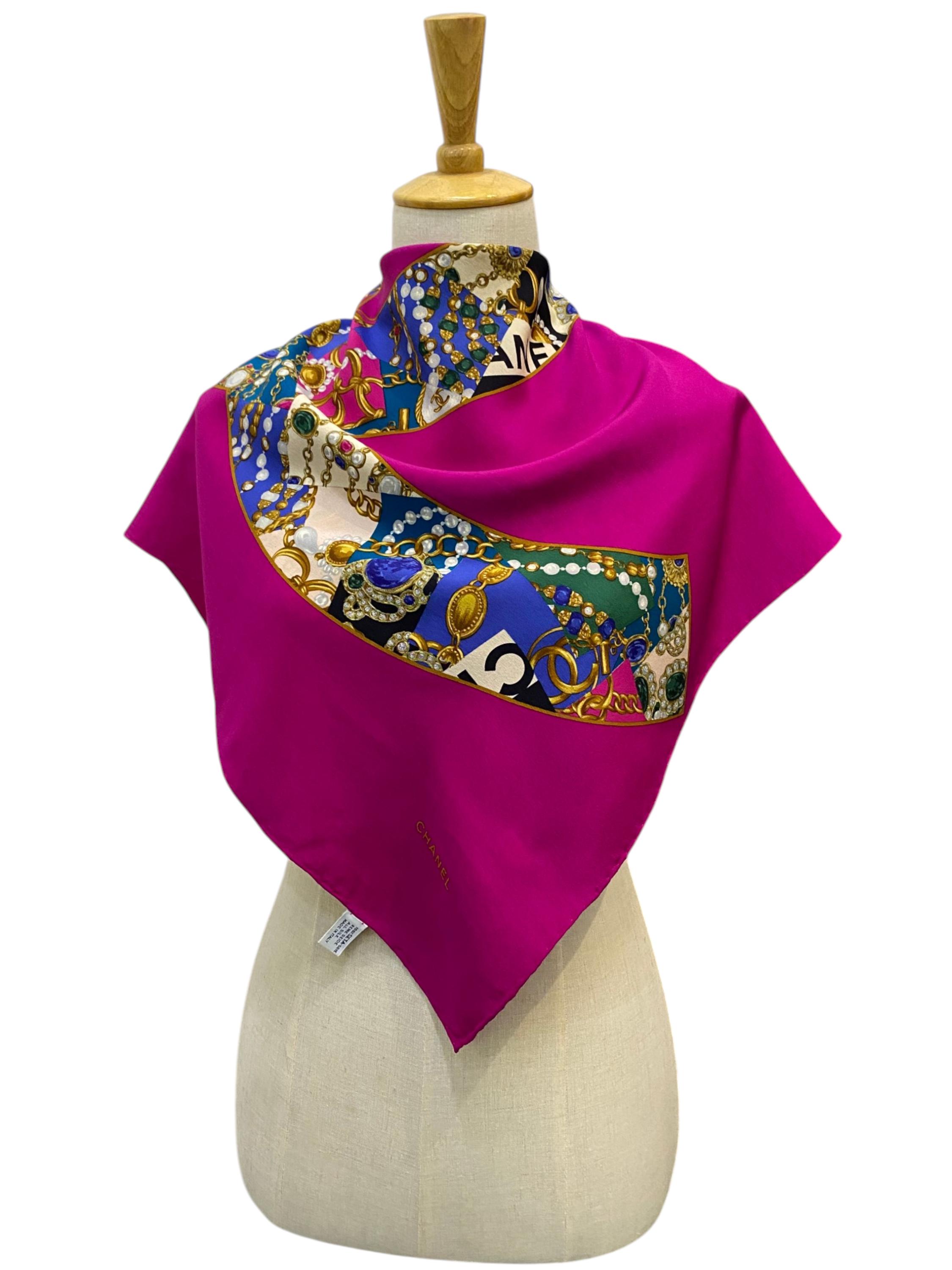 Chanel Paris Scarf - Etsy