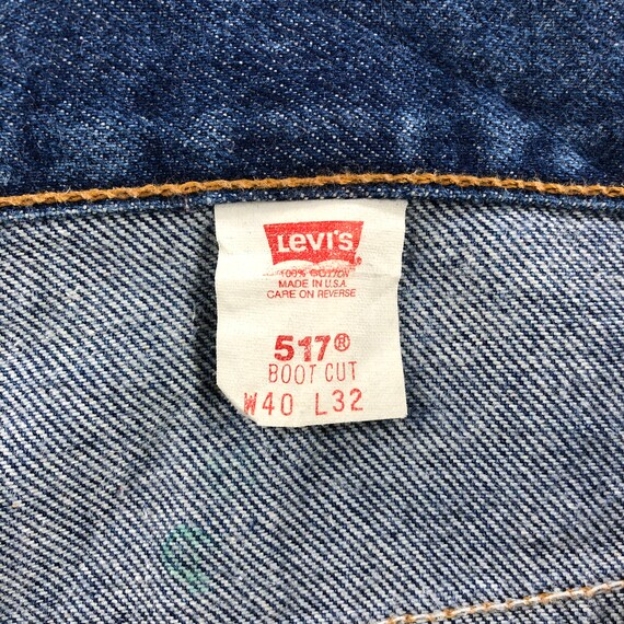 Vintage 90s Levis 517 Flared Denim Jeans 40x32levis Boot Cut Levis  