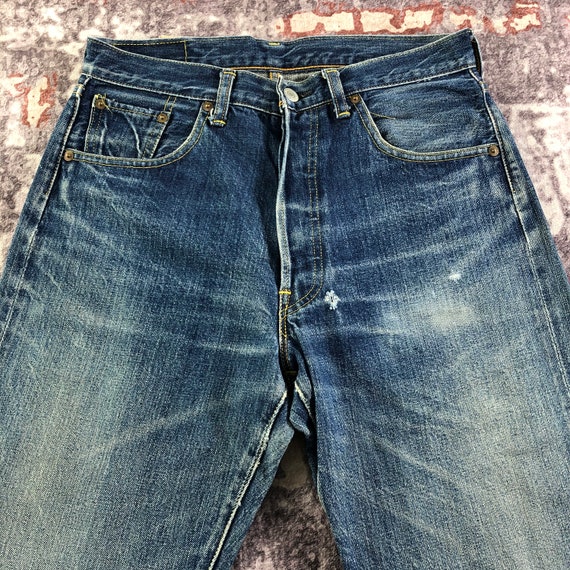 Vintage Levis 501 Redline Jeans 29x33, Levis High… - image 3