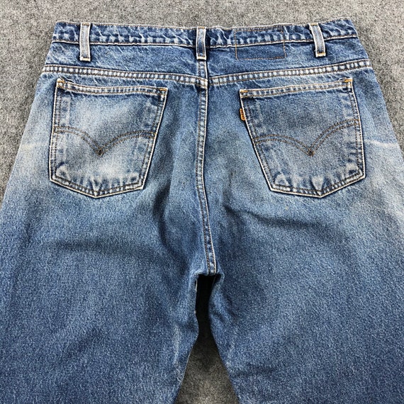 90s Vintage Blue Wash Levis 505 Jeans 35x31, Levi… - image 4