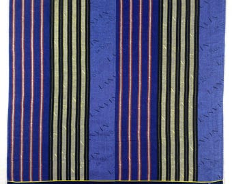 Vintage Lanvin Handkerchief Retro Cotton Handkerchief Colorful Vintage Hanky Vintage Floral Handkerchief Headscarf Bandana