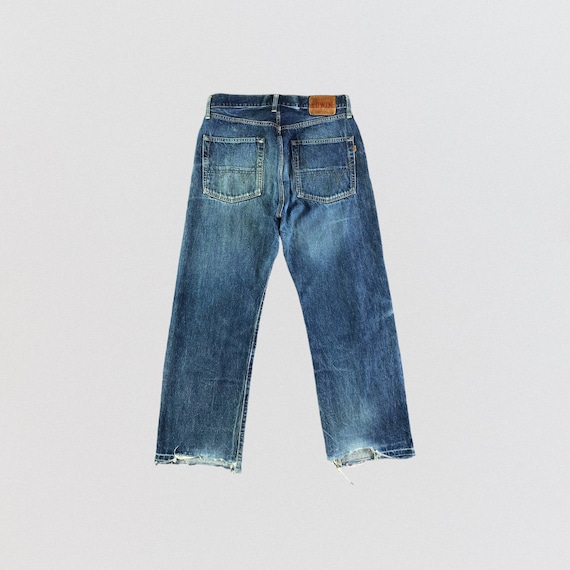 Vintage Blue Wash Edwin 505 Selvedge Jeans 32x30, Vintage