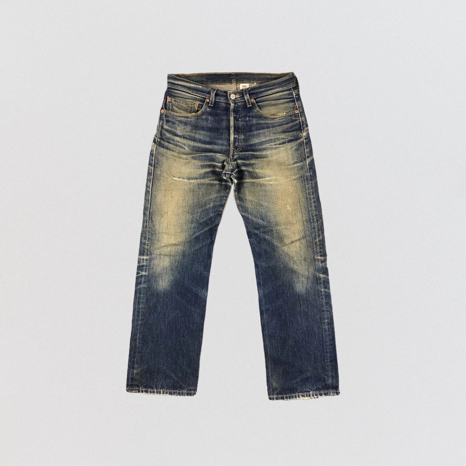 Vintage 90s Rusty Whisker Levis 501 Jeans 32x30, Levis High Waist