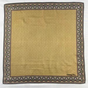 Vintage Christian Dior Handkerchief Retro Cotton Handkerchief Colorful Vintage Hanky Vintage Floral Handkerchief Headscarf Bandana