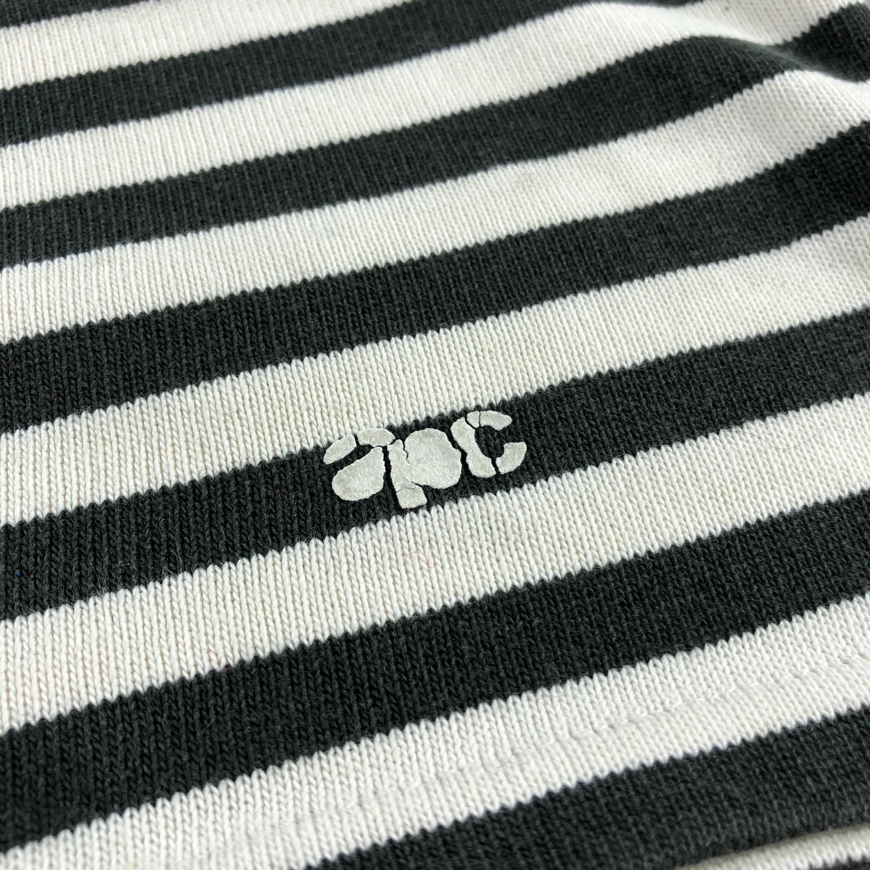 【A. P. C.】Logo Stripe Short Sleeve T-Shirt/全国送料込み Vintage APC Striped Short Sleeve Women T-shirt X Small Women