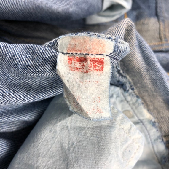 Vintage 90s Blue Wash Levis 501 Jeans 35x31 Levis Cintura Alta