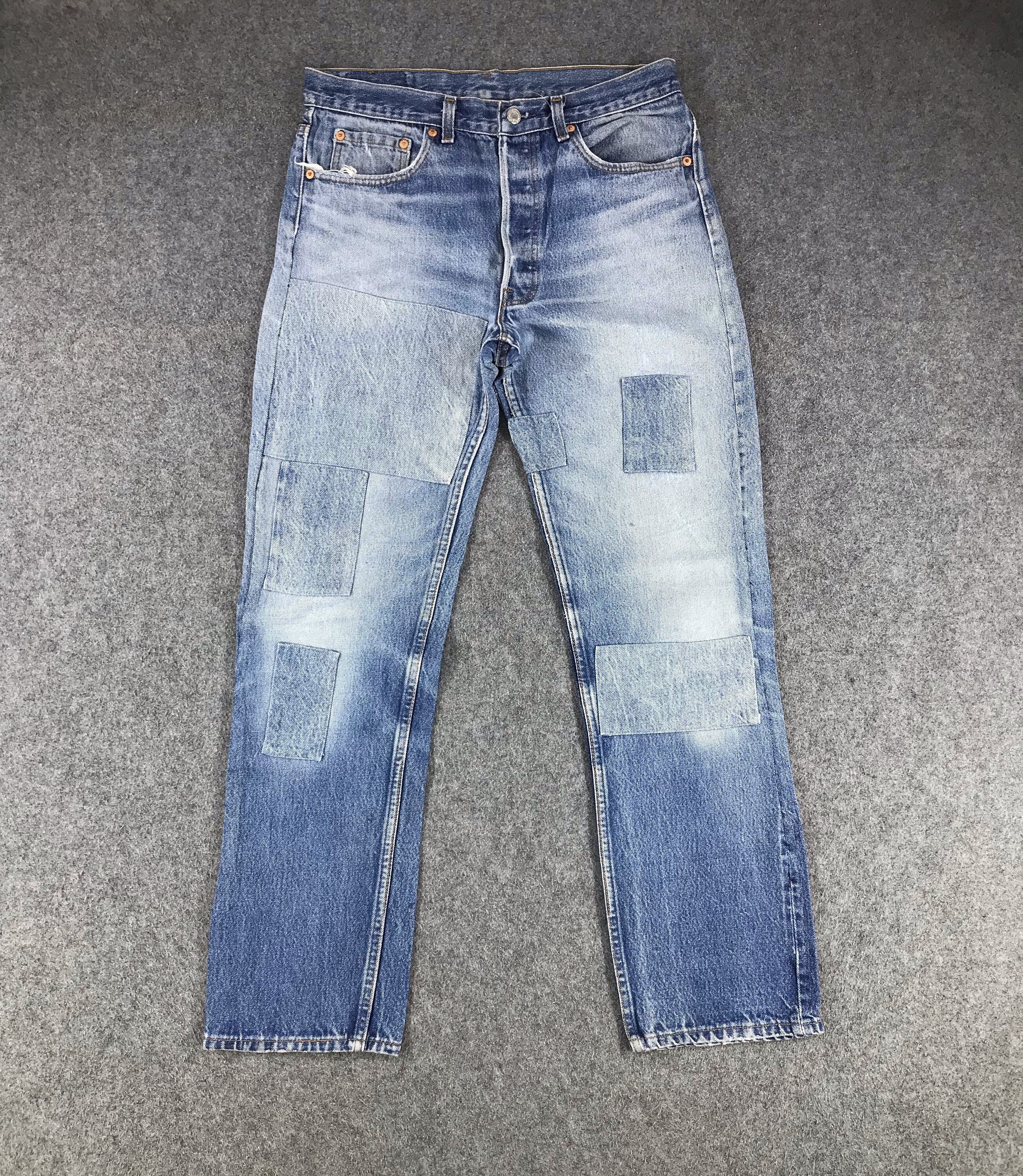 Vintage 90s Levis 501 Custom Patchwork 