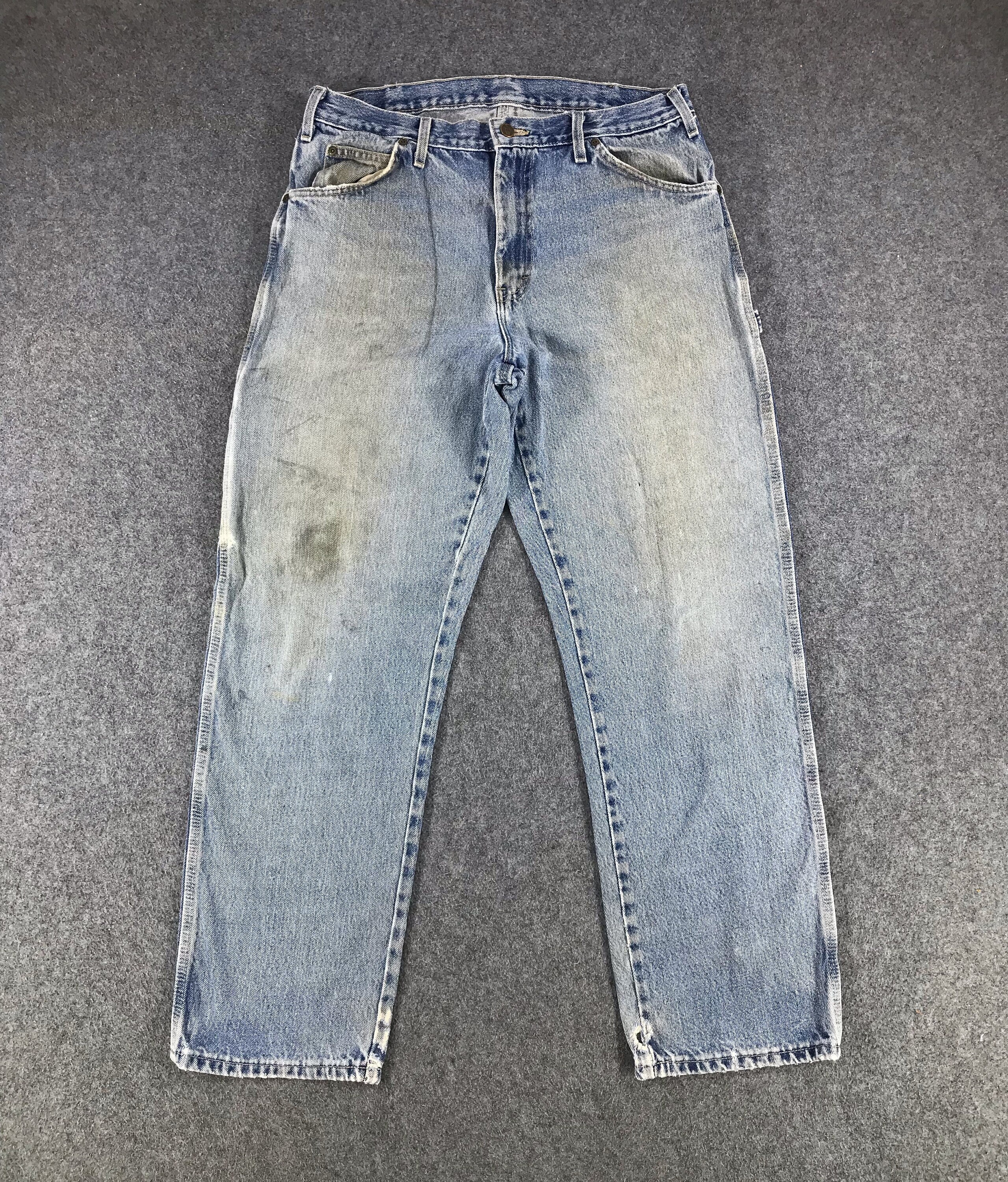 Vintage Light Wash Dickies Jeans 33x31 Dickies Distressed - Etsy