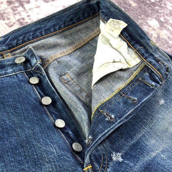 Vintage Levis 501 Redline Jeans 29x33, Levis High… - image 5