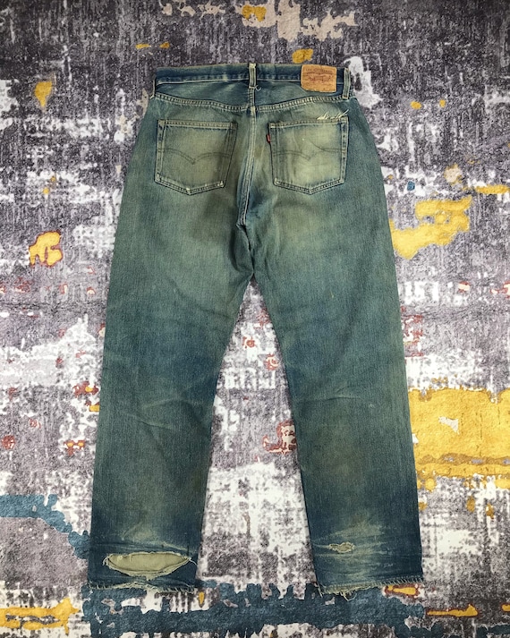 70s Vintage Rusty Mud Wash Levis 501 Redline Jeans 33x32 | Etsy México
