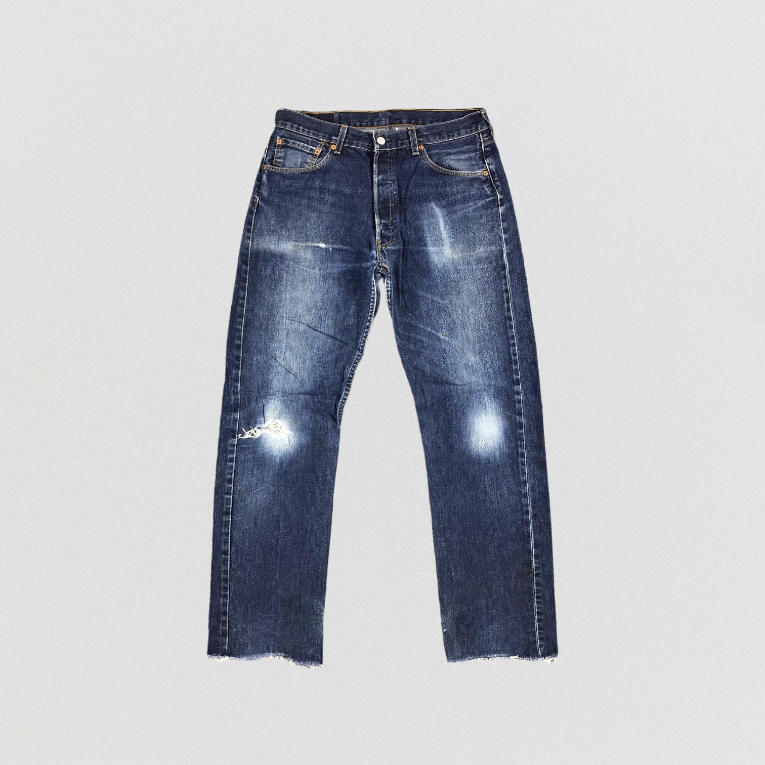 Vtg Levis 302 0117 Big E 18 13 0 Toddler Dark Denim S Series