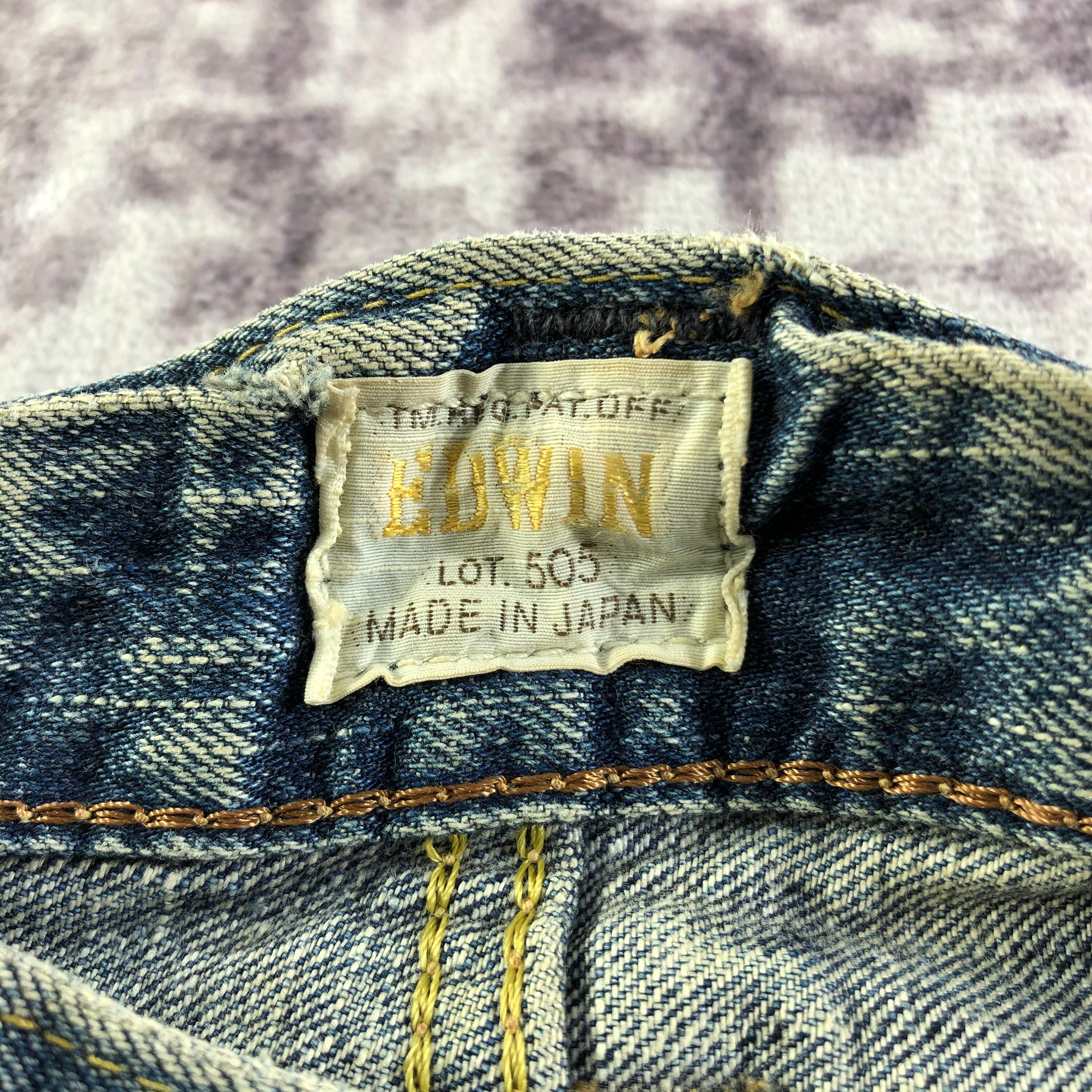 Vintage Edwin 505ZX Selvedge Jeans 36x32 Vintage Edwin Jeans 90s Edwin Selvedge Jeans Vintage Japan Jeans