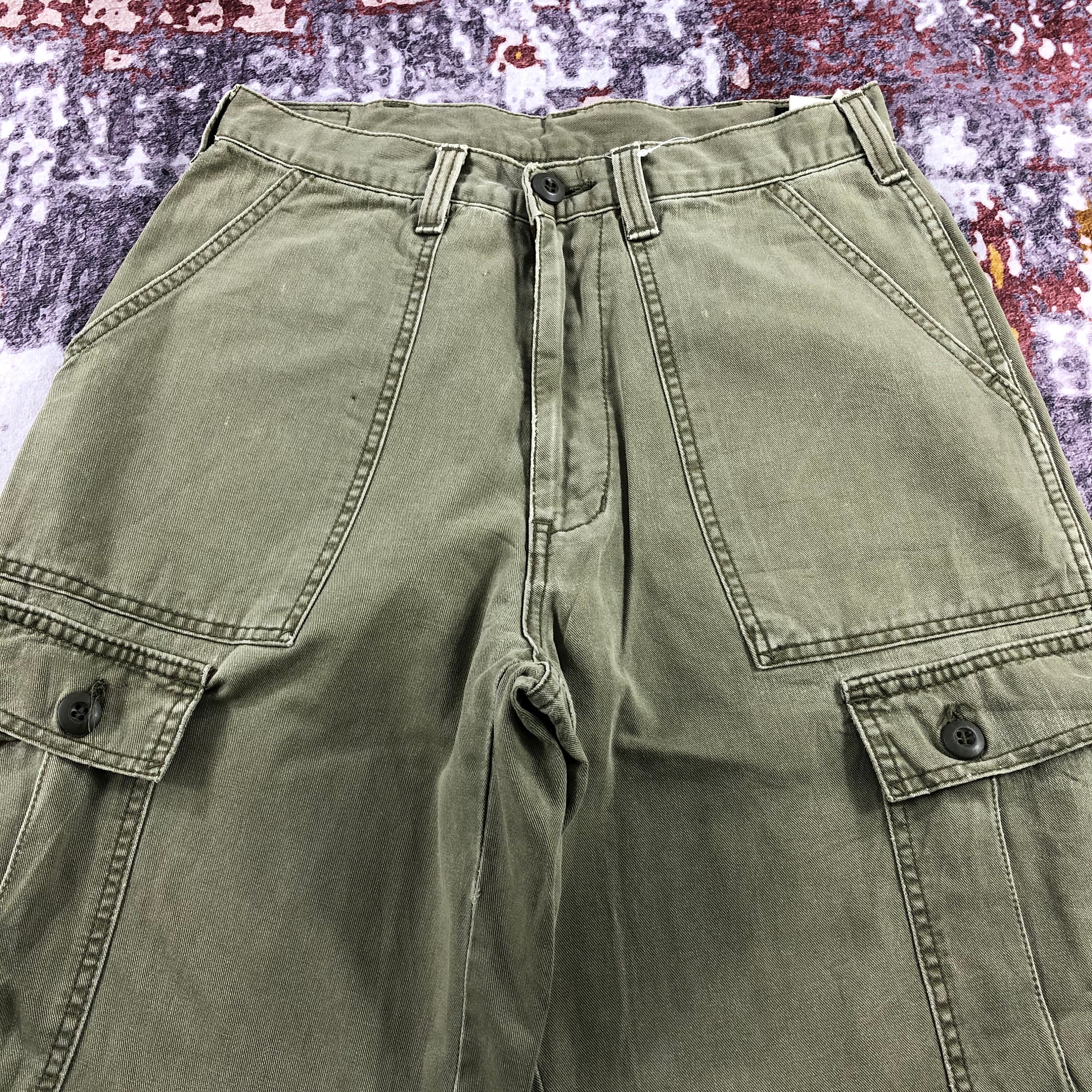 Vintage Schott Cargo Pants 29x31 Parachute Pants Cargo Pants