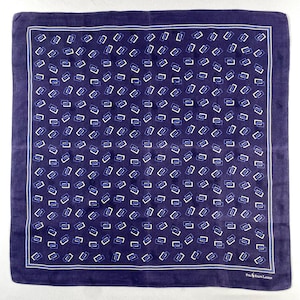 Vintage Polo Ralph Lauren Handkerchief Retro Cotton Handkerchief Colorful Vintage Hanky Vintage Floral Handkerchief Headscarf Bandana