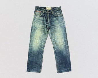 Vintage Edwin 505 Selvedge Jeans 33x29, Vintage Edwin Jeans, 90s Edwin Selvedge Jeans, Vintage Japan Jeans