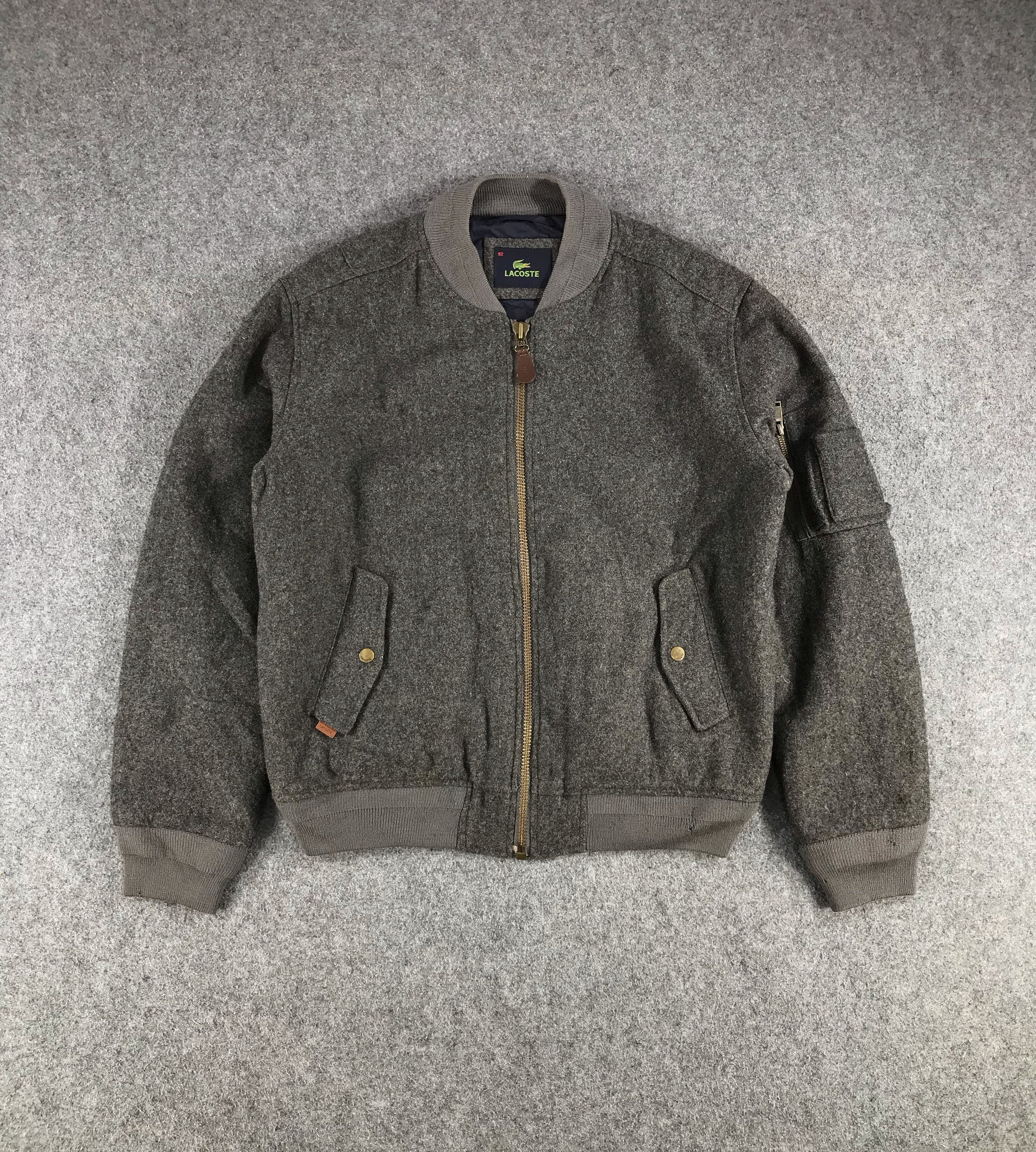 Vintage Lacoste Wool Harrington Jacket Large Size, Vintage Vintage Lacoste Wool Harrington Jacket Large Size, Vintage