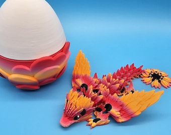 Sunflower Special Dragon Egg and Dragon Combo - Articulated Dragons - Mystery Options available