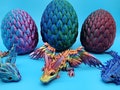 3D Dragons and Egg combo - Articulated Dragon w/ Colored Eyes - 12+ dragons and sizes - Many Beautiful Colors - Egg Included - TARIFF FREE product logo