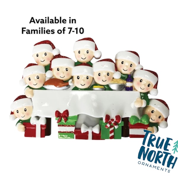 Dinnertime Family Feast !Personalize with 7-10 Names !