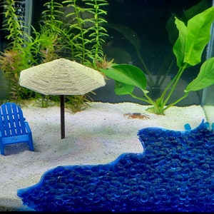 SeeScape™ - "Beach" - Gravel Divider Kit -  Fish Tank Decor for Aquariums & Terrariums