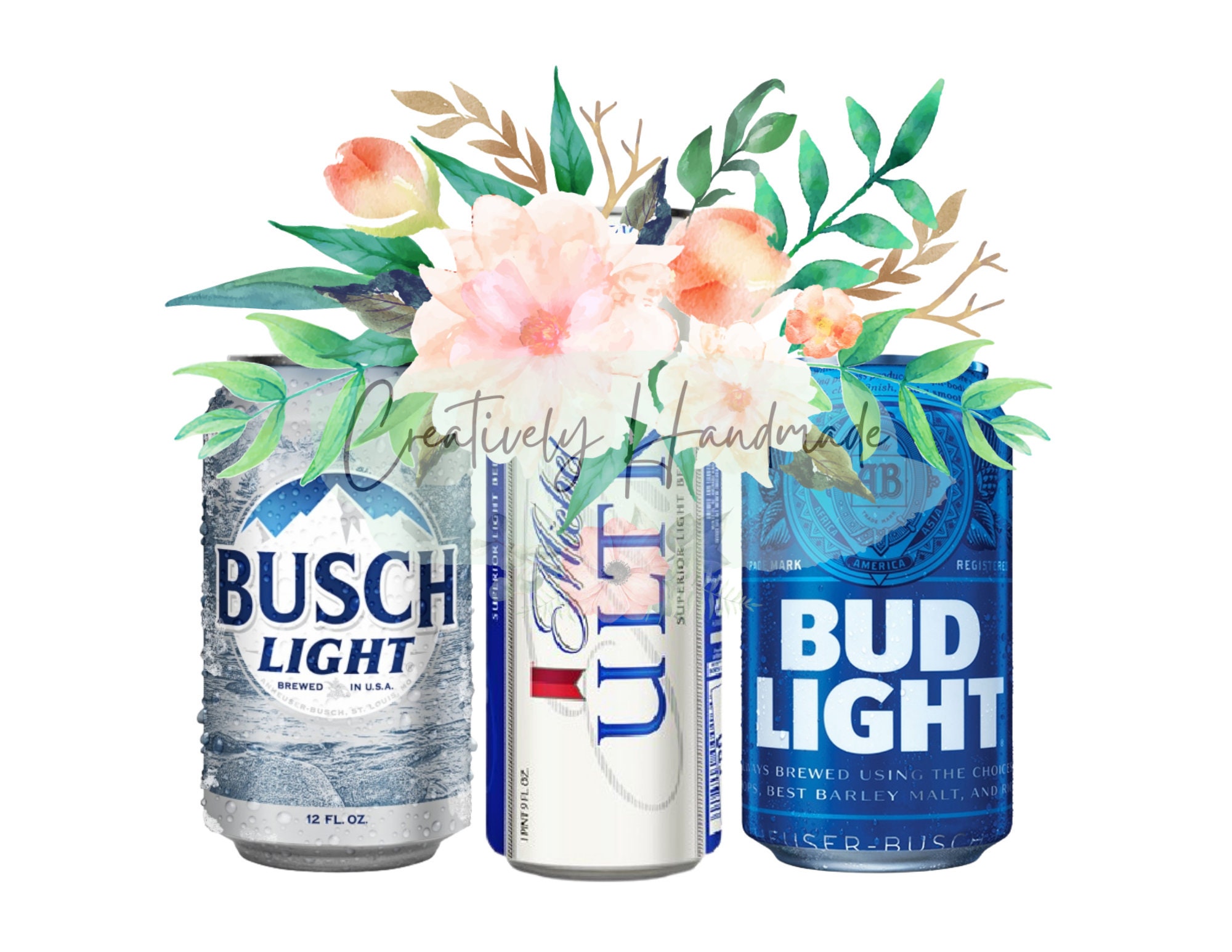 Beer Floral Digital Design Sublimation Design Downloads Etsy