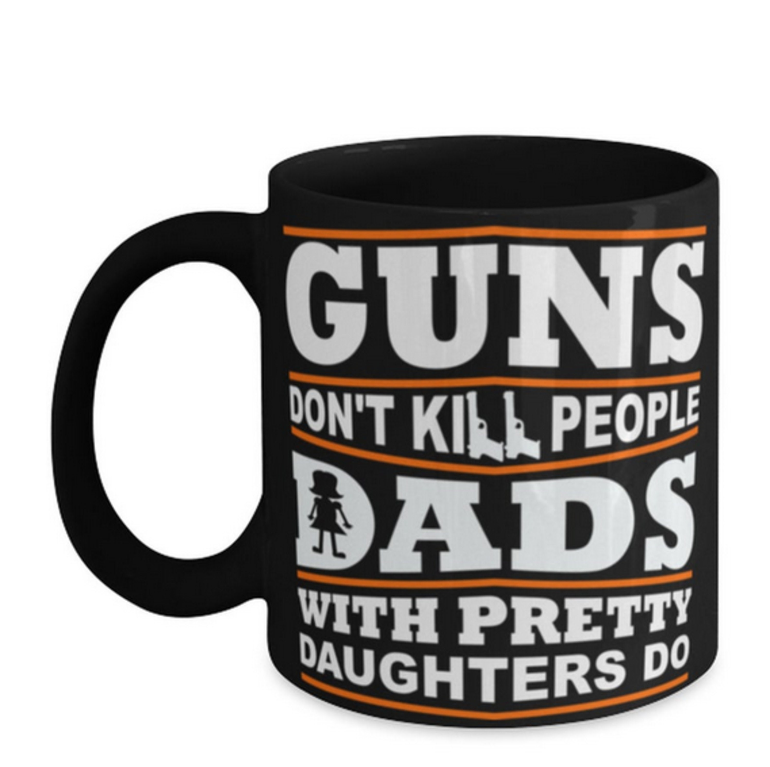 Funny Gun Mug Guns Don't Kill Mug For Dad Rifle Lovers Etsy