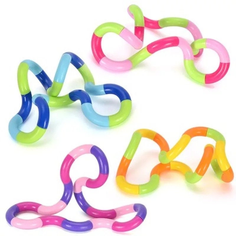 Tangle fidget toy 3 pcs set deformation fidget rope anti Etsy