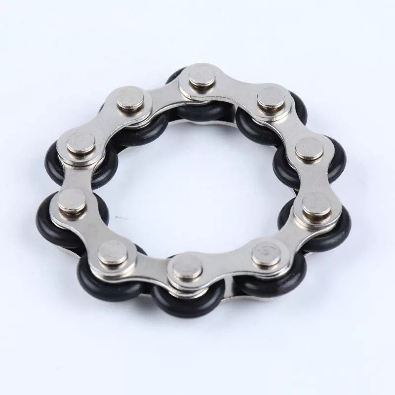 2 pieces set bike chain fidget toy spinner anti stress Etsy