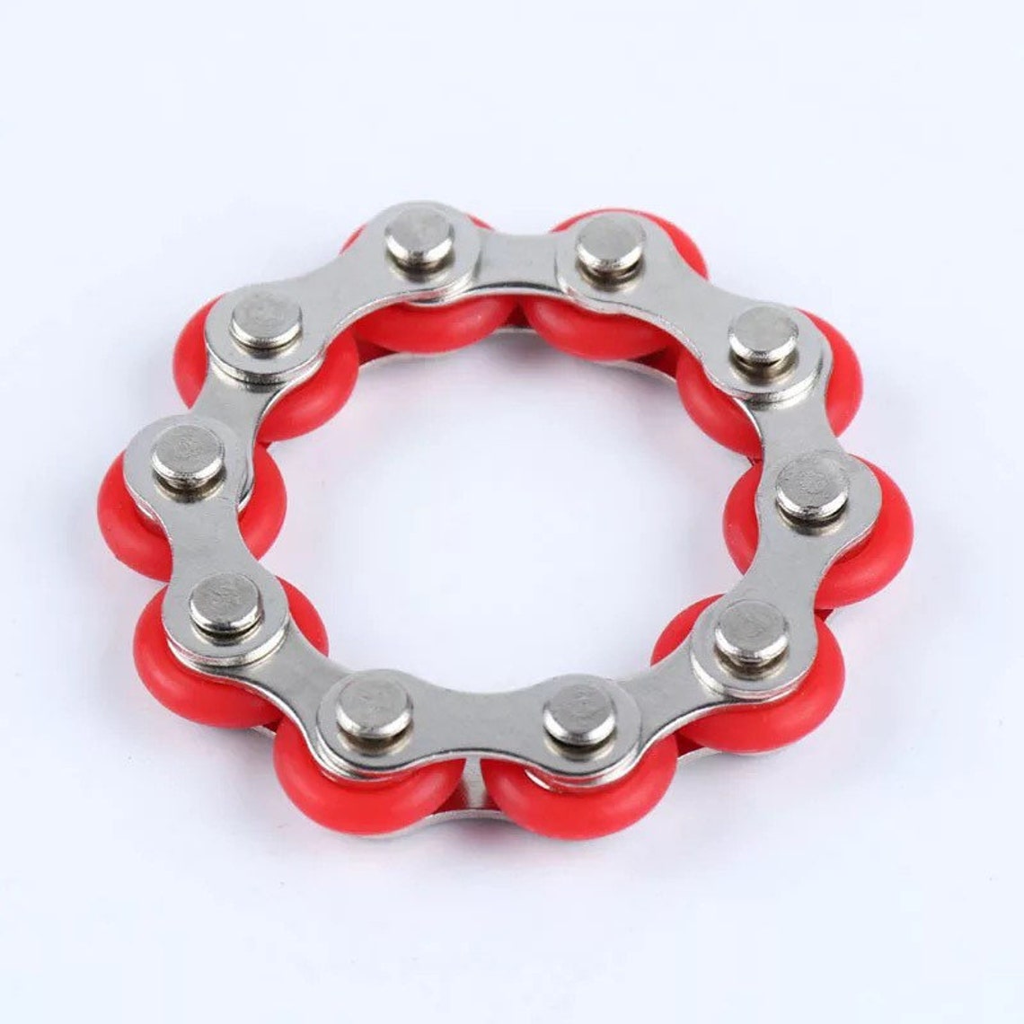 2 pieces set bike chain fidget toy spinner anti stress Etsy