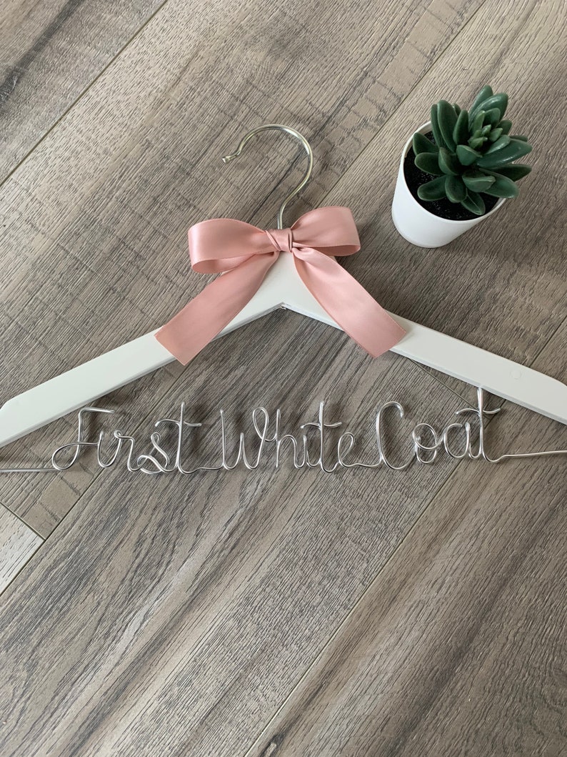 white coat memoirs Custom white coat doctor name hanger future doctor gift gift for doctor cc earrings bridesmaids gift