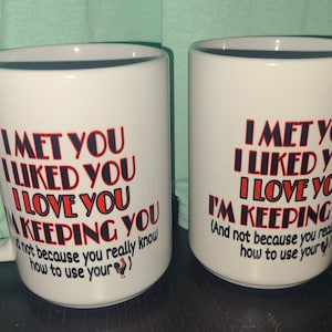 I LOVE YOU MUG