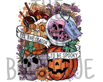 Halloween Sublimation Transfer Tis the Season