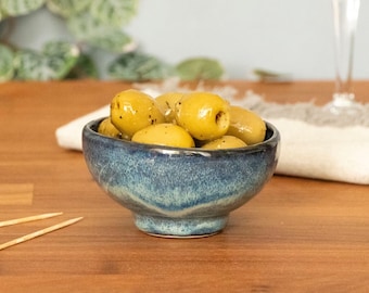 Handmade ceramic olive bowl | Small pottery bowl | Hand made tapas bowl | Small trinket bowl | Handmade bowl | Ceramic dipping bowl