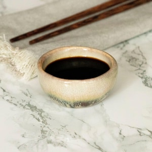Ceramic sauce dish: small handmade bowl for sauces, condiments or trinkets
