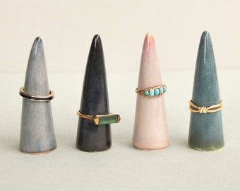 Handmade Ceramic Ring Holder: Stylish Jewelry Stand