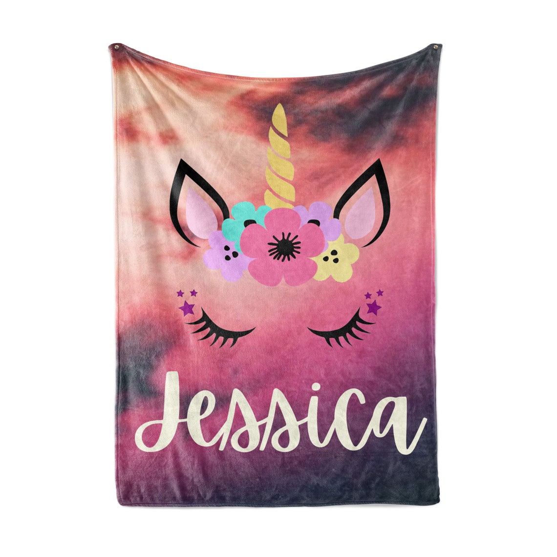 Personalized Unicorn Blanket Unicorn Bedroom Decor For Girls Etsy