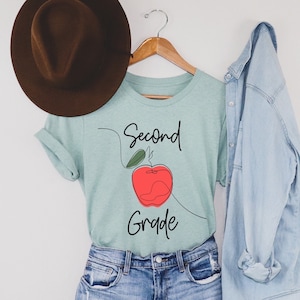 Second Grade Teacher Shirt, 2nd Grade Teacher T-Shirt, Cute Second Grade Shirt, Second Grade Teacher Tee, 2nd Grade Teacher Shirt