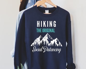 Wandern Sweatshirt, Berg Sweatshirt, Natur Sweatshirt, Abenteuer Sweatshirt, Wandern Shirt Outdoorsy Camping, Wanderer Berge Pullover