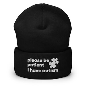 Autism, Autism Cuffed Beanie, Autism Gift, Autism Awareness, Autism Present, autism awareness hat, autism mom gift, autism puzzle piece