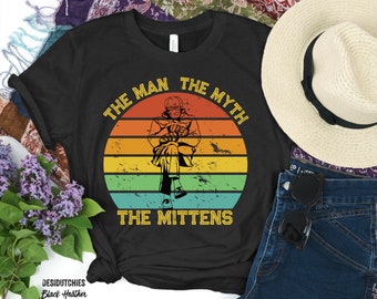 The man the myth the mittens, Bernie Sanders, Mittens shirt, Mittens Tee, Mittens Viral, mittens Short-Sleeve Unisex T-Shirt