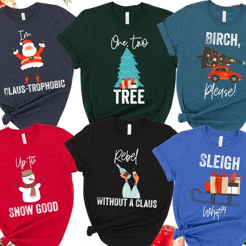 Funny Christmas Shirts Matching Family Christmas Shirts Etsy